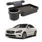 Oshotto (FT04) Foldable Car Auto Headrest Rear Back Seat Table Drink Food Cup Tray Holder Compatible with Mercedes Benz Cla  B