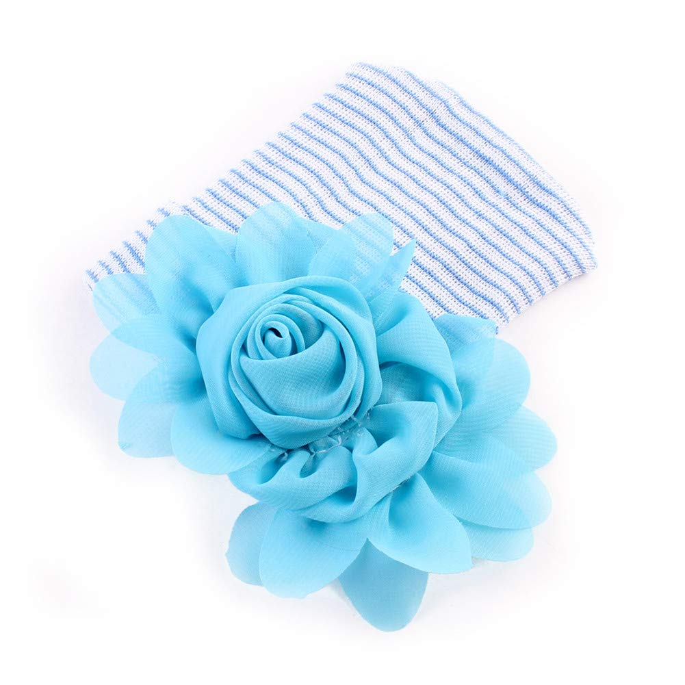 Upeilxd Newborn Hospital Hat Infant Baby Hat Caps With Bow Soft Cute Nursery Beanie Hat