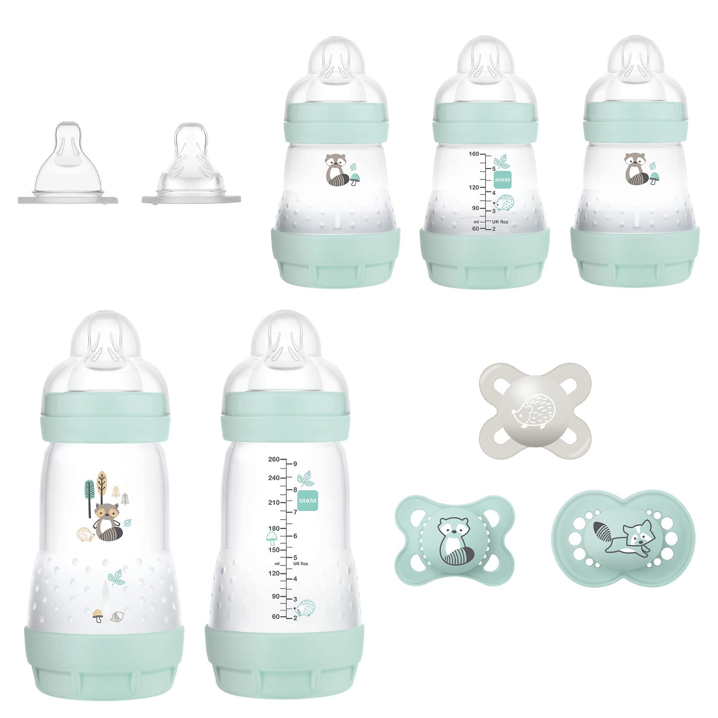 Mam Matte Essentials Gift Set, 10-Piece, Newborn, Boy