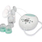 Motif Medical Luna Double Electric Breast Pump - Easy To Use, Quiet Motor, Built-In Led Night Light - Outlet Required
