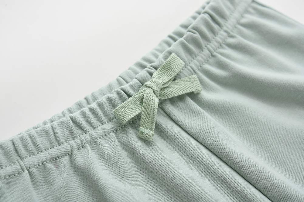 Suyeorli Baby Boys Girls 3 Pack Shorts Cotton Soild Color With Drawstring 3-24 Months (12-18 Months, D)