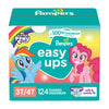 Pampers Training Pants - Easy Ups Girls & Boys - Size 3T-4T, 124 Count, My Little Pony Potty Underwear (Packaging May Vary)