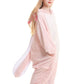 Atoz Onesie For Kids, Animal Pajamas Halloween Cosplay Costume For Girls Boys, Pink Axolotl 8-9Y