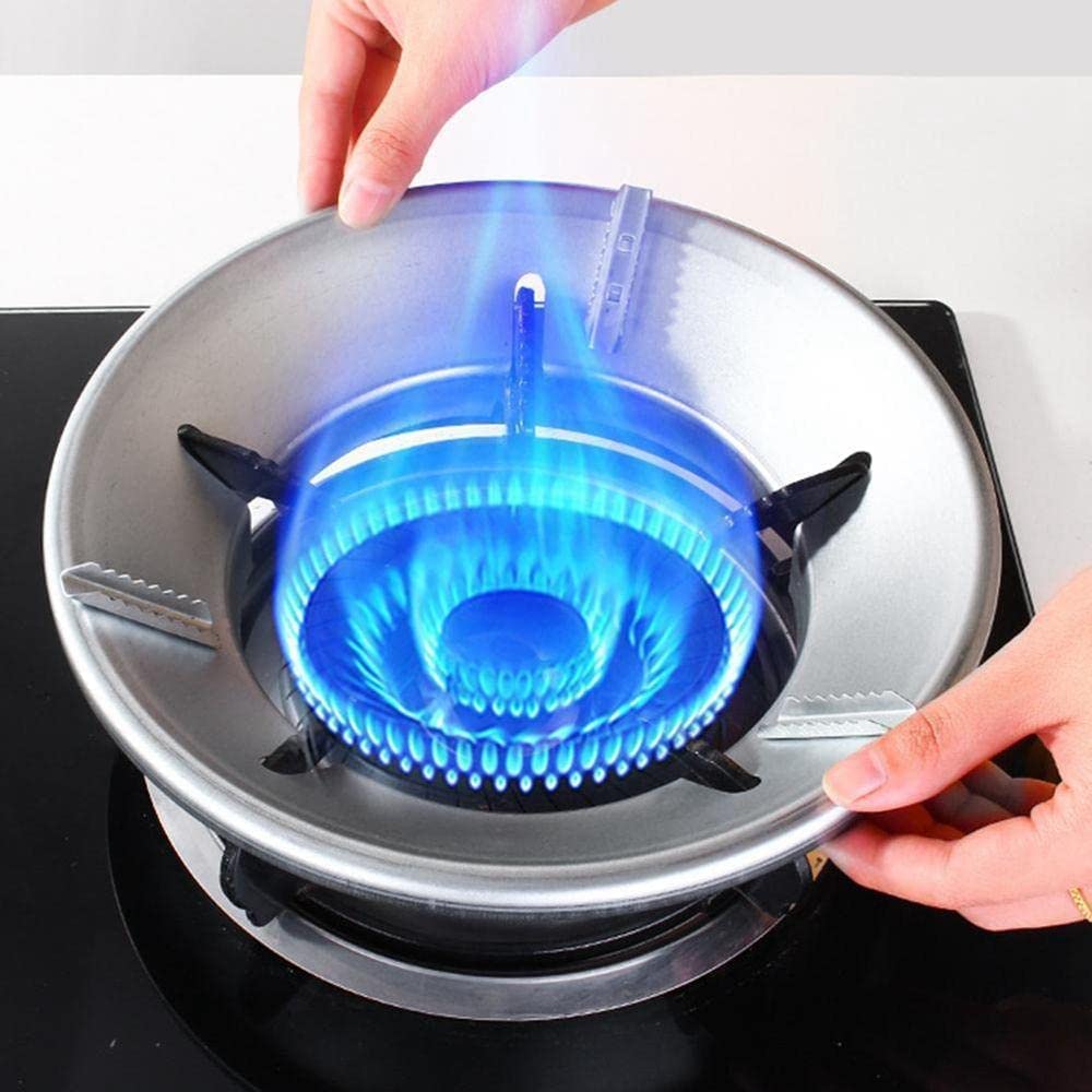 Elvana Gas Saver Stand Cooking Gas Saver Jali Ring Gas Stove Fire & Windproof Energy Saving Stand Gas Chula Stand Stove Protecto