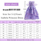 Ruyuyiru Encanto Mirabel Cosplay Costume For Girls Isabela Mirabe Madrigal Princess Dress Up Halloween Paty Dresses 130(Purple)
