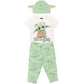 Star Wars The Mandalorian Newborn Baby Boys Bodysuit Pants And Hat 3 Piece Outfit Set 6-9 Months