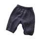 3 Pack Cotton Linen Harem Bloomers Pants For Baby Toddler, Yellow Green Blue, 2T