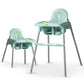 Baybee 2 In 1 Baby High Chair For Kids, Baby Feeding Chair With 2 Height Adjustable, Footrest, Tray, Mobile Stand, 3 Point Safet