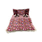 Pinks & Blues Full Sleeping 5 Piece Baby Bedding Set With 2 Puppy Shape Side Pillows (042Months) (Printed Purple)