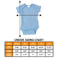 Started From The Belly Now I'M Here Bodysuit (Black, Newborn)