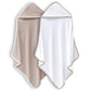 BAMBOO QUEEN 2 Pack Baby Bath Towel  Rayon Made from Bamboo, Ultra Soft Hooded Towels for Babies,Toddler,Infant  Newborn Essen