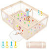 Abdtech Playpen for Babies and Toddlers 71x59inch - Extra Large Baby Gate Play Pen with Soft Breathable Mesh Cover - Indoor and 