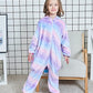 Cos Time Kids Unicorn Onesie Animal One Piece Pajamas Halloween Costumes (Bright Purple, 6-8 Years)