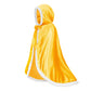 Century Star Girl Fur Princess Cape With Hood Girls Cloak For Little Girls Christmas Yellow 2-3 Years