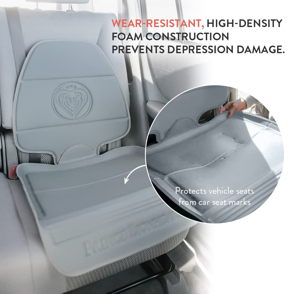 Prince Lionheart Car Seat Protector. The only 2 stage Seatsaver Designed with Thick padding, Nonabsorbent, waterproof, PVC foam
