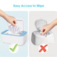 Baby Wipe Warmer, Wipe Warmer And Baby Wet Wipes Dispenser, Evenly Heated Wipes Warmer For Newborn Baby, Smart Precise Control P
