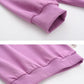 Biniduckling Toddler Crew Neck Sweatshirt Girls 3T Floral Purple