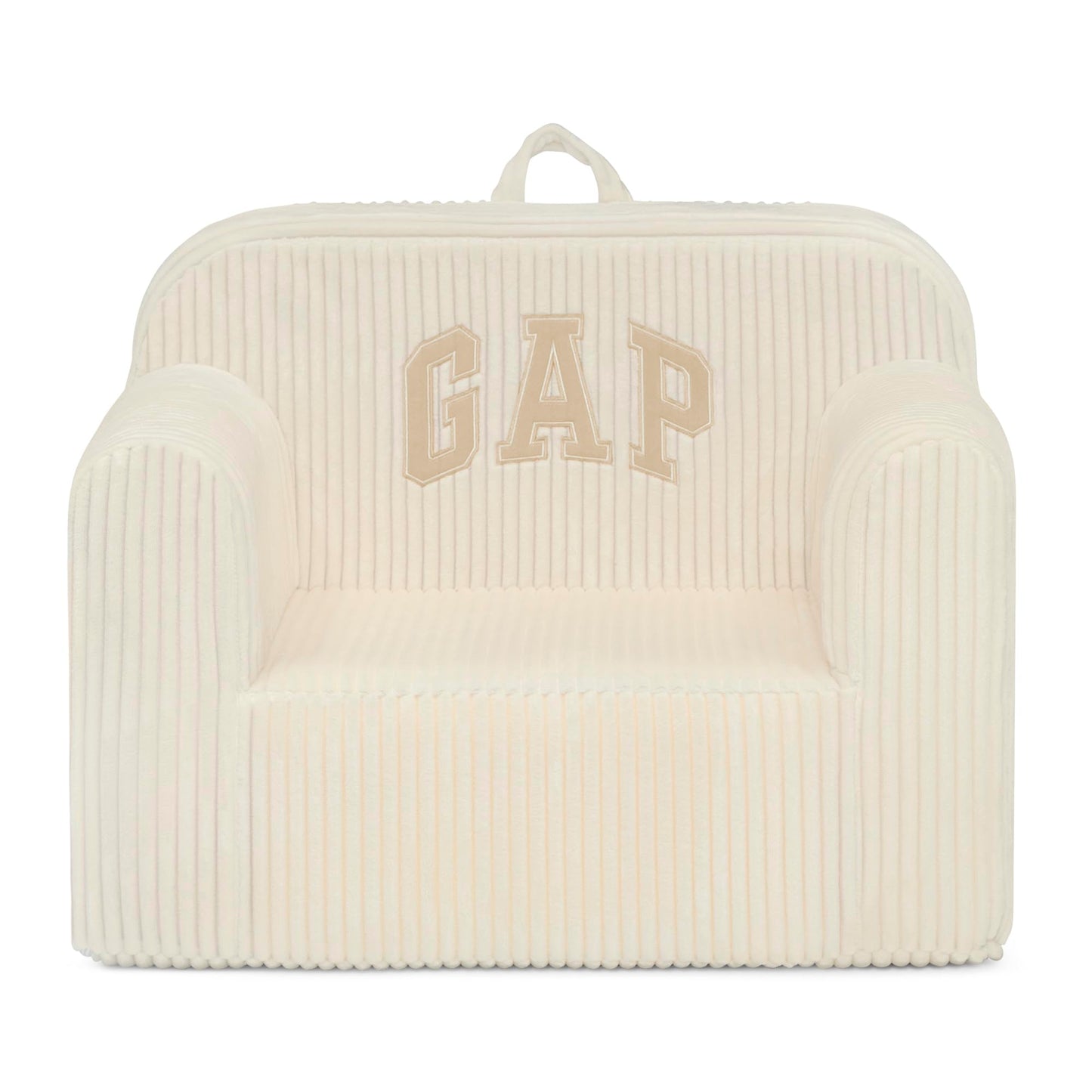 Delta Children Babygap Ribbed Velour Chairs - Greenguard Gold Certified, Beige