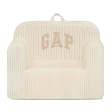 Delta Children Babygap Ribbed Velour Chairs - Greenguard Gold Certified, Beige