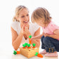 Montessoritoys for 1 Year Old, Wooden Toys Developmental Shape Sorting & Matching Puzzle Carrots Harvest Game, Birthday Gifts fo