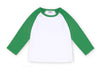 St. Parker'S Day Toddler Baby Girls Boys Long Sleeve Shirts Raglan Shirt Baseball Tee Cotton T-Shirt Green