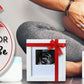 Green Pollywog Sonogram Photo Display | White Ultrasound Frame | Pregnancy Gift For First-Time Moms, Parents & Grandparents | Nu