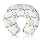 Rucekia Baby Nursing Pillow Cover - Personalized Name Tennis Theme Breastfeeding U-Shaped for Bottle Feeding, Ultra Soft Comfort