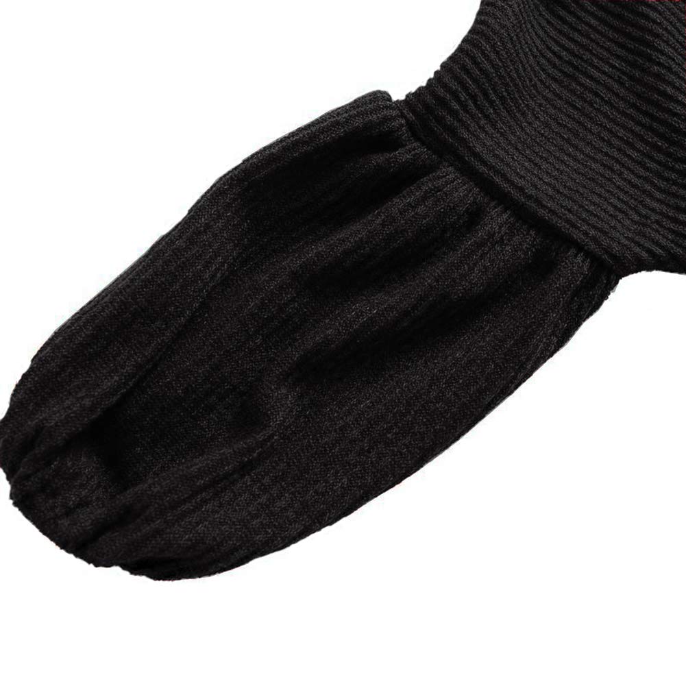 Grnshts Baby Girls Loose Long Lantern Sleeve Knit Sweater (Black, 3-4 Years)