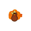 Wee Ones Girls' Harvest Embroidery Felt Hair Clips on WeeStay no-slip clip, One Size, Turkey