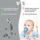 Misslili Pacifier Clips, 2Pcs Silicone Soother Clips, Bpa Free Pacifier Clip Pacifier Holder For Newborn Baby Boy Girl Gifts, Pr