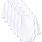 Hanes Baby Long Sleeve, Ultimate Flexy Bodysuits Boys & Girls, 5-Pack, Diamond White, 18-24 Months
