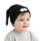 Syga Baby Cap Cotton Small Cute Puppy Long Tailed Design Strechy Comfortable For Baby Sleep Cap 624 Month Black