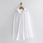 Everfan Hooded Cape For Kids | Children'S Cloak With Hood For Halloween, Costumes, Red Riding Hood, Cosplay And More (White)