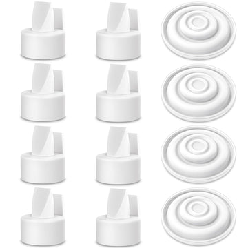 [12-Count] Papablic Pump Parts Compatible With Spectra S1, S2 And 9 Plus, Incl 8-Count Duckbill Valves For Spectra And Medela Pu