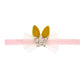 Ddnfo Easter Bunny Headband Bunny Ears Easter Headbands Baby Girls Flower Crown Spring Bunny Headbands Hair Accessories(F80) (B)