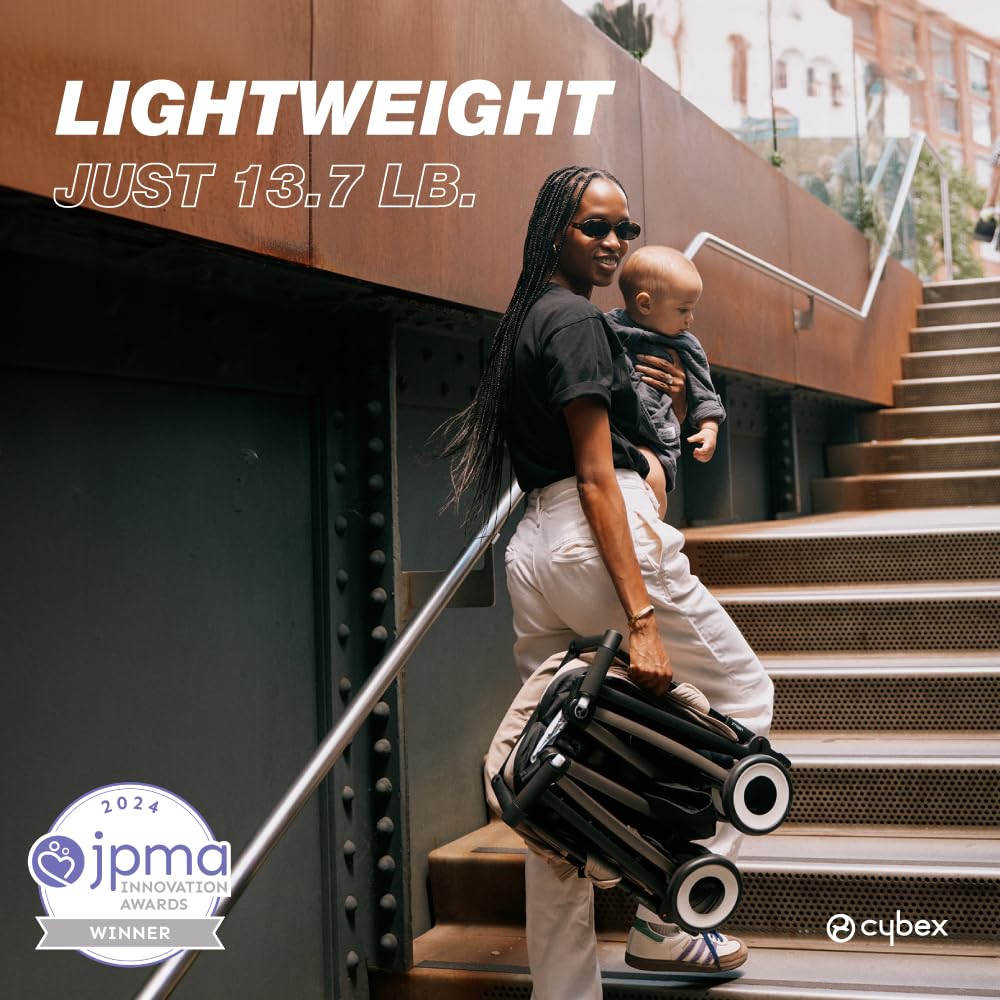 Cybex Libelle 2 Travel Pockit Baby Stroller - Lightweight Carry-On Travel Stroller For Airplane With One-Hand Recline, Compatibl