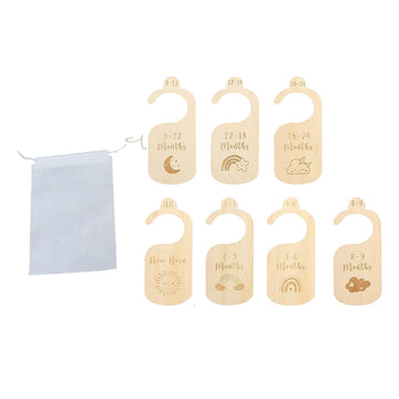 bnf 7 Pieces Infant Wardrobe Divider Label Hanging Clothes Dividers for Wardrobe | Nursery D?Co | Other Nursery D?Co