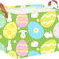 CLOCOR Rectangular Easter Basket Empty, Easter Gift Basket, Waterproof Storage Box with Handles,Room Decor(Green Easter Basket)