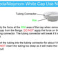 Maymom Tubing Parts for Ameda Purely Yours Pumps; (2 Tubes with caps/connector); Can Replace Ameda Tubing, Ameda Tubing Connecto