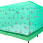 Multicolor Soft Cotton Mosquito net Double Bed King Size | Pure Cotton Mosquito net (PrintedGreen, 7x8)