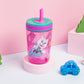 Zak Designs Kelso 15 oz Tumbler Set (Paw Patrol Skye & Everest) Leak-Proof Screw-On Lid with Straw Made of Durable Plastic and S