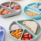 Otterlove Silicone Baby Plate With Suction Base - 100% Platinum Pure Lfgb Silicone With No Fillers - Bpa Free - Fits Most Highch