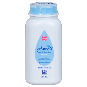 Johnson'S Baby Naturally Derived Cornstarch Baby Powder With Aloe And Vitamin E For Delicate Skin, Hypoallergenic And Free Of Pa