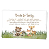 The Invite Lady Woodland Baby Shower Book Request Cards Forest Animals Deer Fawn Fox Bunny Rabbit Raccoon For Girl Boy Baby Show
