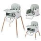 JOYMOR 5 in 1 High Chair for Babies and Toddlers, Convertible Baby Highchair, Booster & Toddler Chair, Lightweight, Foldable and