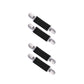 Uttpll Glove Clips Stainless Steel Gloves Clips For Kids Babys Toddlers Winter Boys Girls Elastic Mitten Clips 2 Pairs Black One