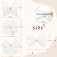 4Pcs Pearl Hair Bows For Girls, White Butterfly Flower Hair Bow Clip Wedding Hair Accessories For Baby Infants Toddlers Kids (La