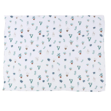 Baby Washcloths, Baby Bath Towel Ultra Absorbent Soft for Bath(Green Leaf Potted Plants, 130 * 110cm)