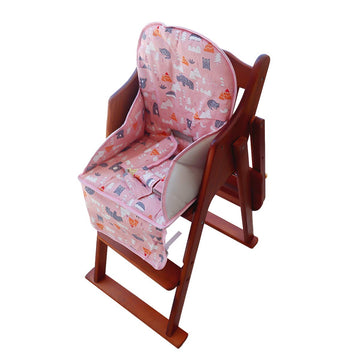 High Chair Pad, High Chair Cushion, Seat Cushion Breathable Pad, Cute Pattern,Comfortable Seat Belt Design, Soft And Comfortable