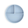 mushie Silicone Suction Plate | BPA-Free Non-Slip Design (Powder Blue)